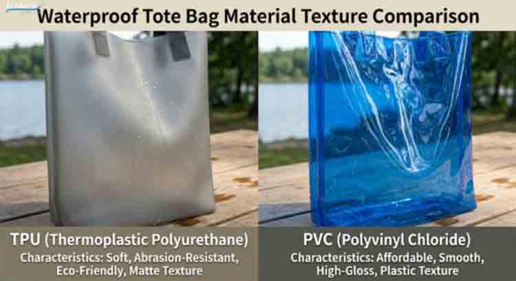TPU және PVC су өткізбейтін сөмке, ол материал ұзаққа созылады